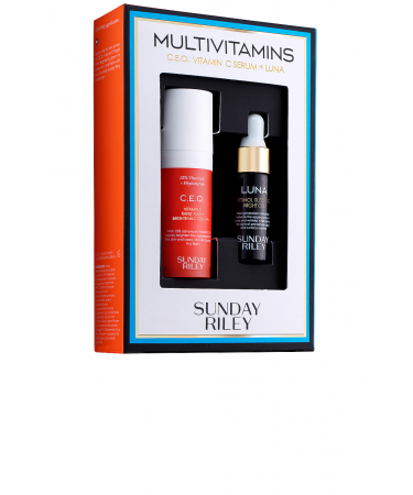 Набор Multivitamins C.E.O. Vitamin C Serum and Luna Kit Sunday Riley