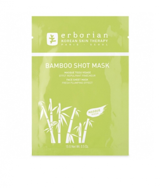 Зволожуюча тканинна маска Бамбук Erborian Bamboo Shot Mask 