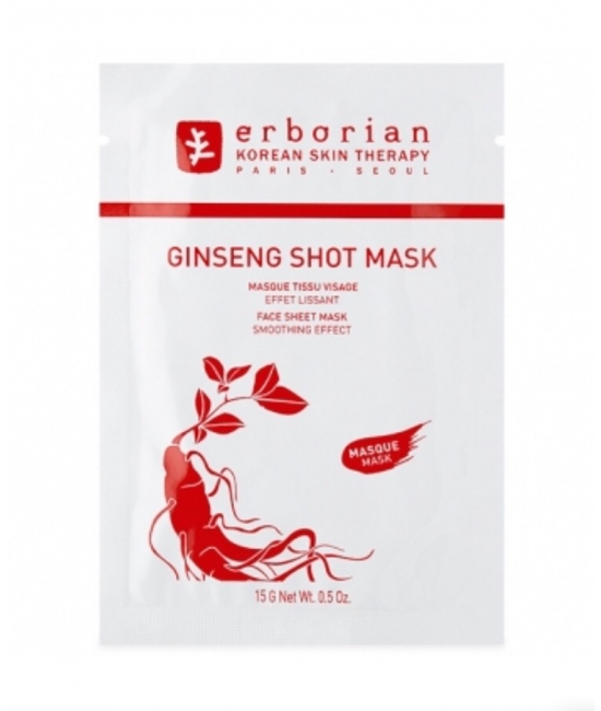 Відновлювальна тканинна маска для обличчя Женьшень Erborian Ginseng Sheet Mask