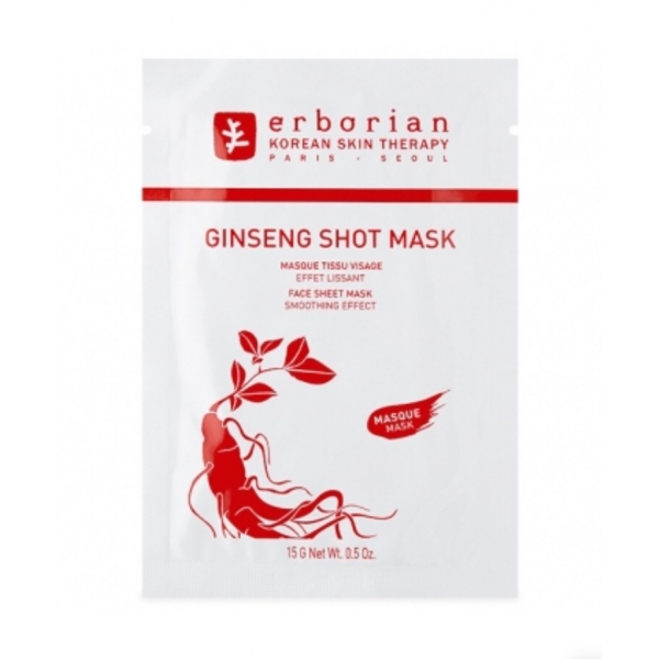 Відновлювальна тканинна маска для обличчя Женьшень Erborian Ginseng Sheet Mask