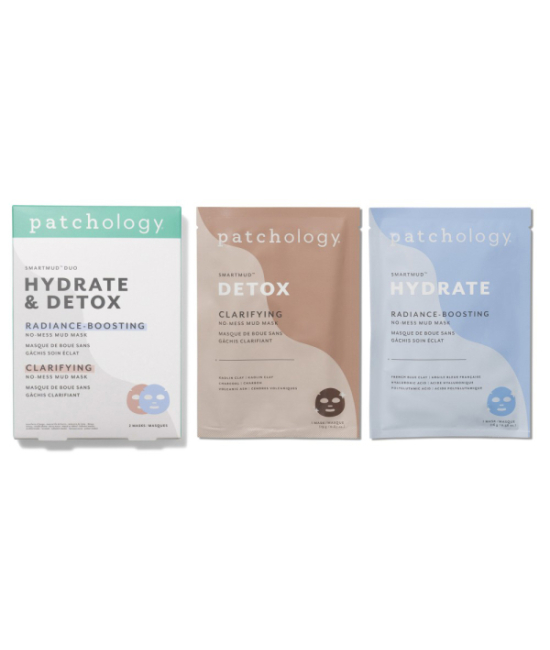 Дуо масок Детокс + Зміцнювальна Patchology SmartMud Duo - Detox + Hydrate