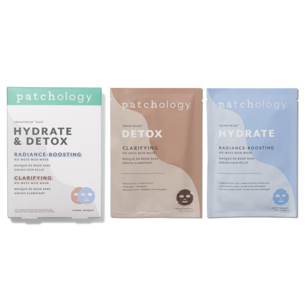 Дуо масок Детокс + Зміцнювальна Patchology SmartMud Duo - Detox + Hydrate