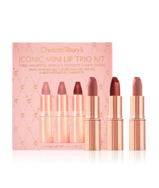 Набір для губ Charlotte Tilbury Iconic Mini Lip Trio Kit
