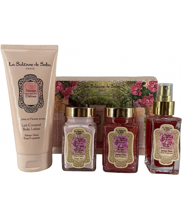 Набір з Трояндою La Sultane de Saba Trousse De Soins A La Rose