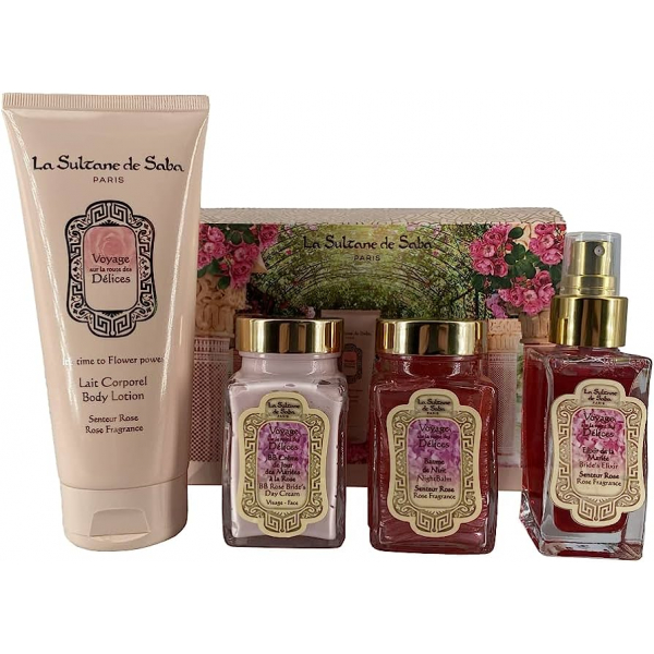 Набір з Трояндою La Sultane de Saba Trousse De Soins A La Rose