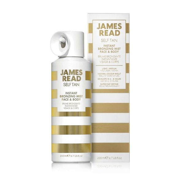 Спрей-автозасмага для обличчя і тіла INSTANT BRONZING MIST FACE & BODY James Read