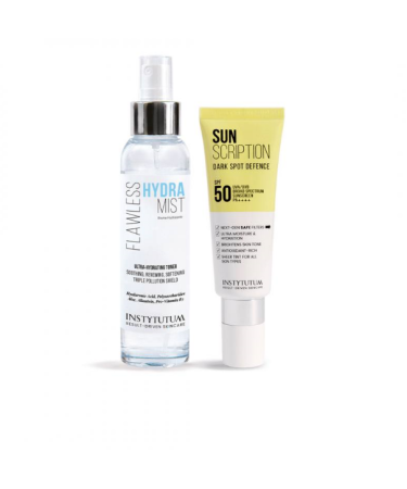 Набір "Подвійний захист та подвійне зволоження" Instytutum Double Protection And Double Moisturization