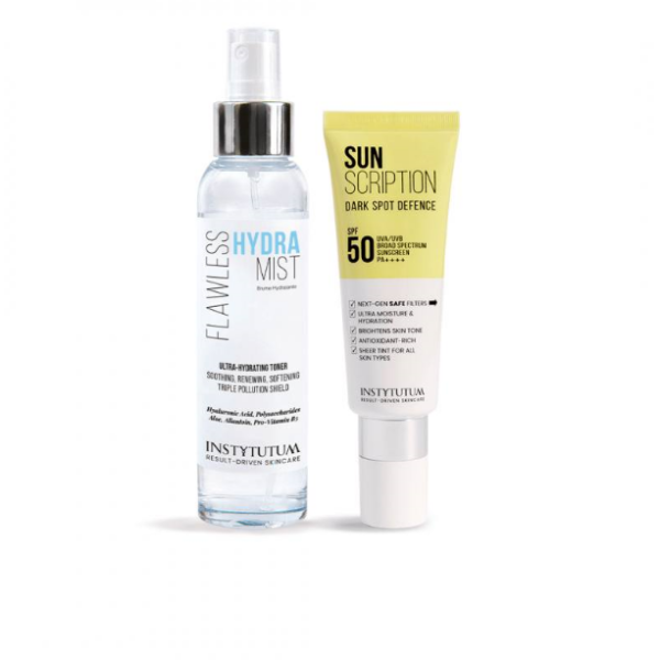 Набір "Подвійний захист та подвійне зволоження" Instytutum Double Protection And Double Moisturization