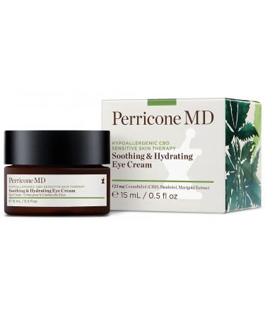 Зволожувальний крем для чутливої шкіри навколо очей Perricone MD CBD Sensitive Skin Therapy Soothing & Hydrating Eye Cream