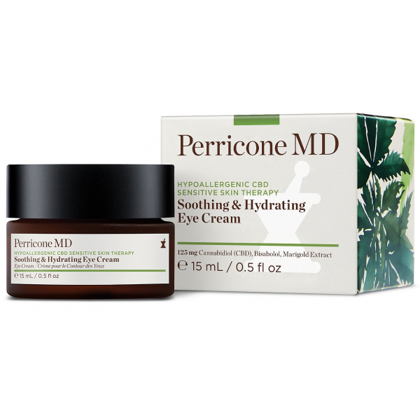 Зволожувальний крем для чутливої шкіри навколо очей Perricone MD CBD Sensitive Skin Therapy Soothing & Hydrating Eye Cream