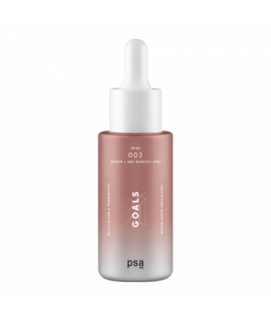 Антиоксидантна нічна сироватка PSA Goals Multi Acids and Probiotics Perfecting Night Serum