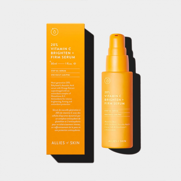 Сироватка для обличчя з вітаміном С 20% Allies of Skin Vitamin C Brighten + Firm Serum
