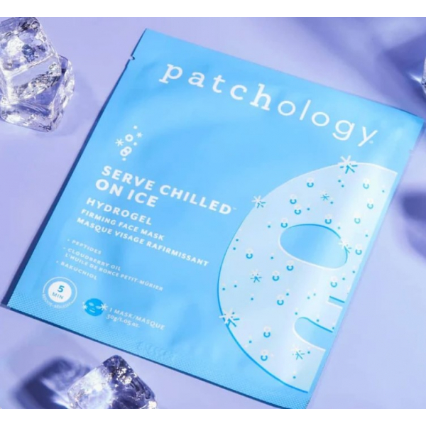 Охолоджуюча та зміцнююча гідрогелева маска Patchology Iced Hydrogel Mask