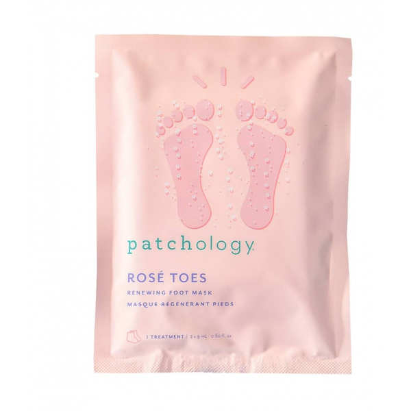 Освіжаюча маска для ніг з екстрактом троянди Patchology Serve Chilled Rosé Toes