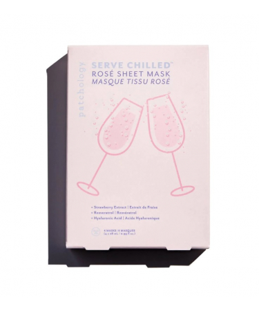 Освіжаюча маска для обличчя з екстрактом троянди Patchology Rosé Sheet Masque
