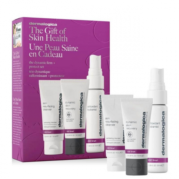 Тріо Динамічний ліфтинг та захист шкіри Dermalogica The Dynamic Firm & Protect Set