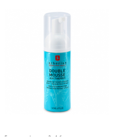 Очищувальна пінка для обличчя 7 трав Erborian Double Mousse