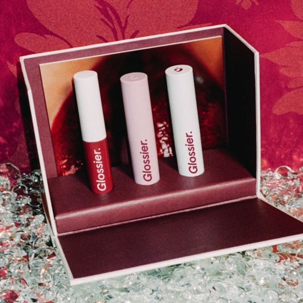 Набір помад «Тріо Журавлина» Glossier The Lip Trio in Cranberry
