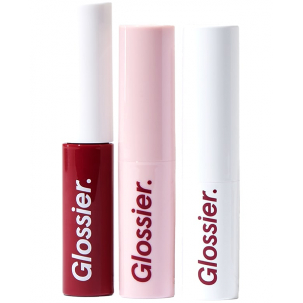 Набір помад «Тріо Журавлина» Glossier The Lip Trio in Cranberry