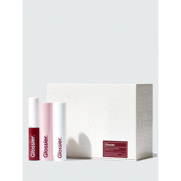 Набір помад «Тріо Журавлина» Glossier The Lip Trio in Cranberry