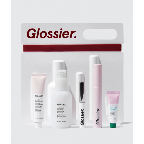 Набір для макіяжу та догляду за шкірою Glossier The Essential Edit