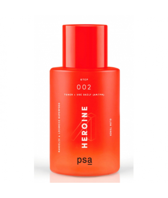 Суперживильний тонер з мигдальною кислотою PSA Heroine Mandelic And Licorice Superfood Glow Toner