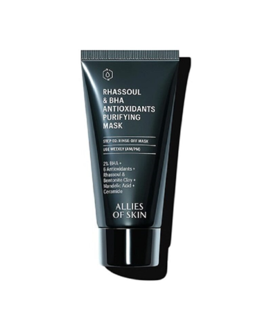 Маска очищуюча для обличчя  Allies of Skin Rhassoul & BHA Antioxidants Purifying Mask