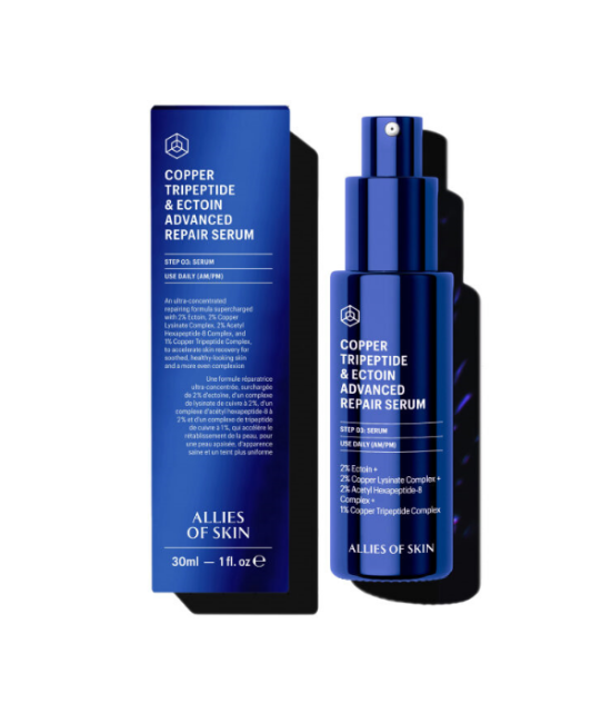 Відновлювальна сироватка Allies Of Skin Copper Tripeptide & Ectoin Advanced Repair Serum