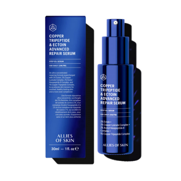 Відновлювальна сироватка Allies Of Skin Copper Tripeptide & Ectoin Advanced Repair Serum