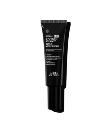 Нічний антивіковий крем з ретиналем 0.1% Allies Of Skin Retinal & Peptides Advanced Repair Night Cream