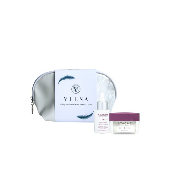 Набір Догляд для чутливої шкіри, лікування куперозу Atache Soft Derm