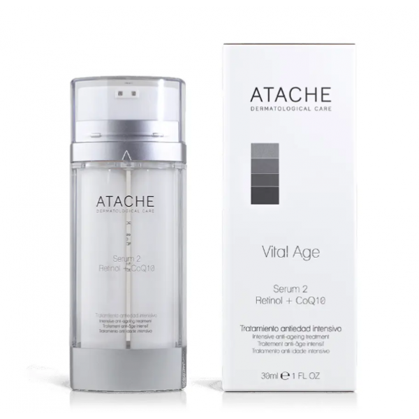 Нічна двокомпонентна сироватка Atache Retinol Vital Age Serum Intensive Anti-Aging