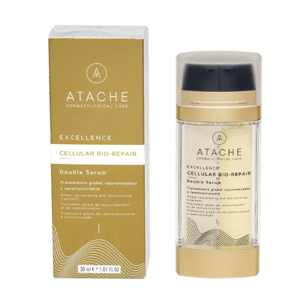 Подвійна сироватка для інтенсивного омолодження Atache Excellence Cellular Bio-Repair Double Serum