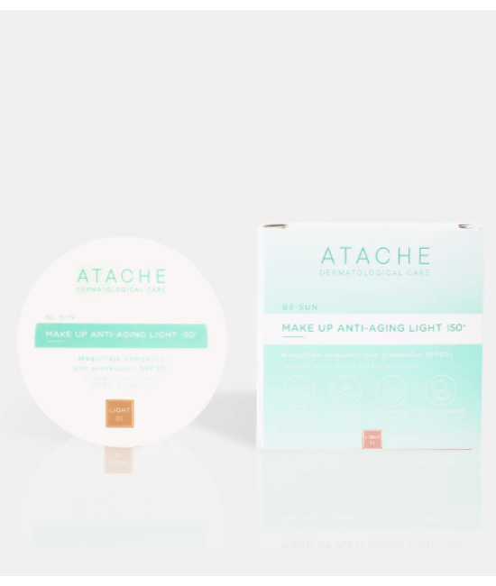 Антивіковий тонуючий кушон SPF50 Atache Make Up Antiaging Light SPF50+