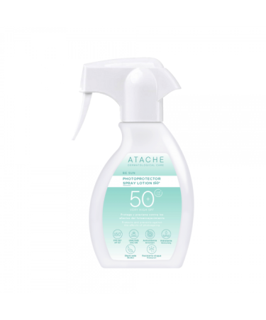 Сонцезахисний лосьйон для тіла SPF50 з антиоксидантною та відновлюючою дією Atache Be Sun Photoprotector Spray Lotion SPF50+ 
