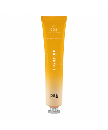 Освітлювальна маска з вітаміном C і E PSA Light Up Vitamin C & E Flash Brightening Mask