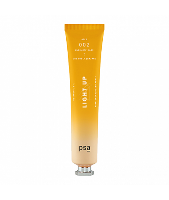 Освітлювальна маска з вітаміном C і E PSA Light Up Vitamin C & E Flash Brightening Mask