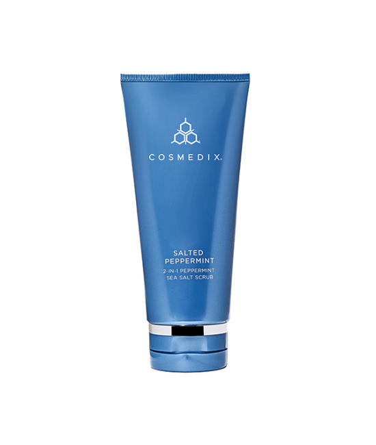 Скраб 2-в-1 з м'ятою та морською сіллю Cosmedix Salted Peppermint