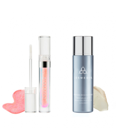 Дуэт Cosmedix Peptide Rich Defence and Lumi Crystal