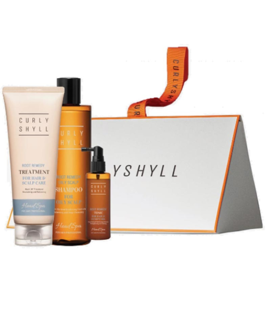 Набір для волосся Укріплюючий Curly Shyll Root Remedy Kit