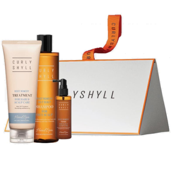 Набір для волосся Укріплюючий Curly Shyll Root Remedy Kit