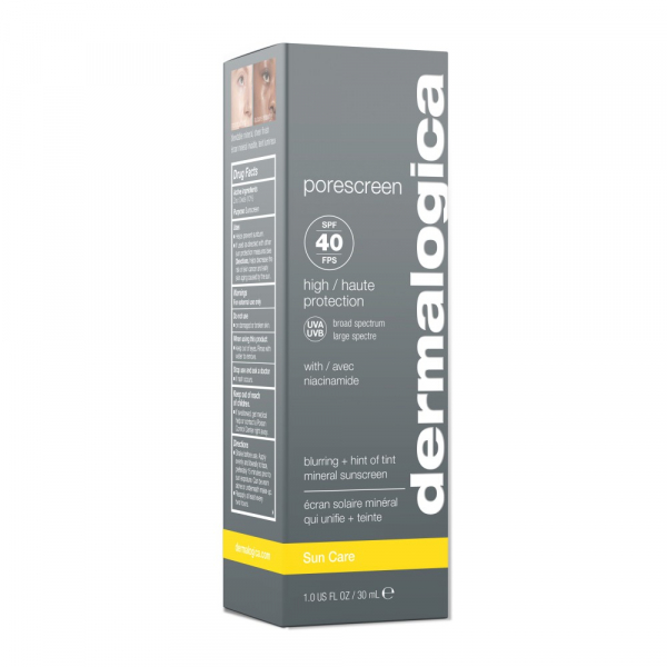Сонцезахисний мінеральний праймер-крем з тонуючим ефектом SPF40 PoreScreen Dermalogica