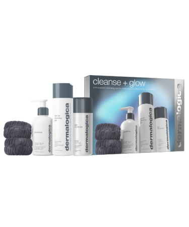 Ідеальне Тріо для щоденного догляду за шкірою Dermalogica Cleanse Glow kit