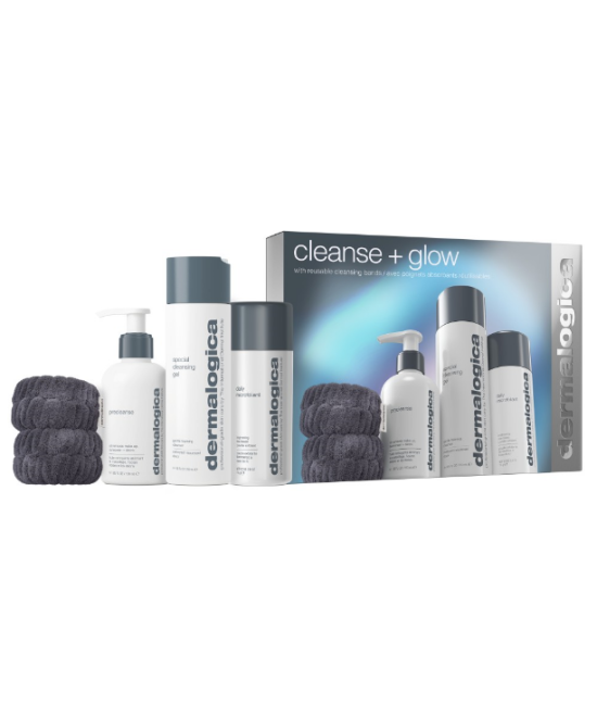 Ідеальне Тріо для щоденного догляду за шкірою Dermalogica Cleanse Glow kit