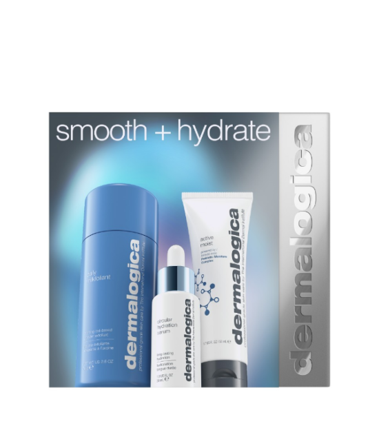 Тріо бестселерів для Відновлення і Зволоження шкіри Dermalogica Smooth and Hydrate Kit