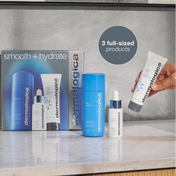 Тріо бестселерів для Відновлення і Зволоження шкіри Dermalogica Smooth and Hydrate Kit