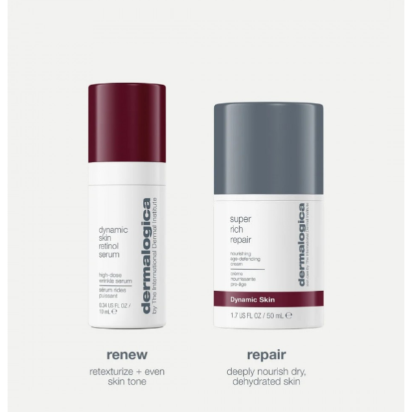 Дует бестселерів анти-ейдж Dermalogica Retinol Renewal Kit