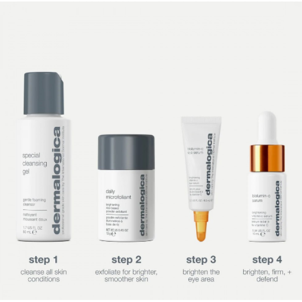Тревел набір для Очищення та Сяяння шкіри Dermalogica Cleanse and Brighten Kit 