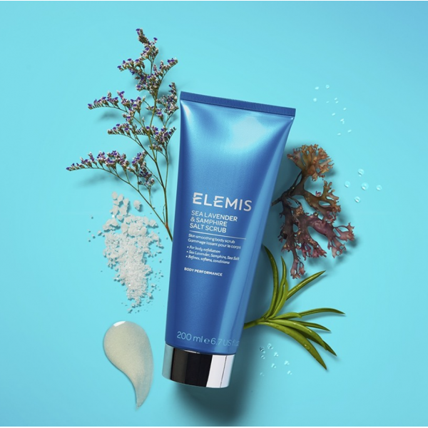 Сольовий термоактивний скраб Морська Лаванда-Самфір Elemis Sea Lavender & Samphire Salt Scrub