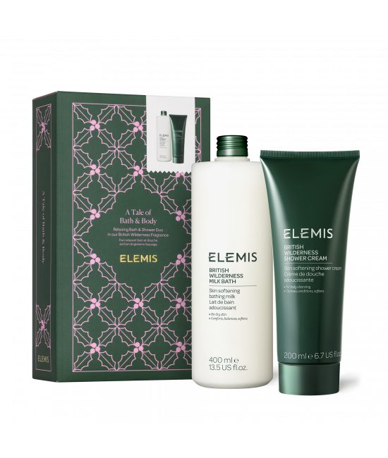 Розслабляючий дует для ванни і душу Дика природа Британії Elemis A Tale of Bath & Body British Wilderness Gift Set 